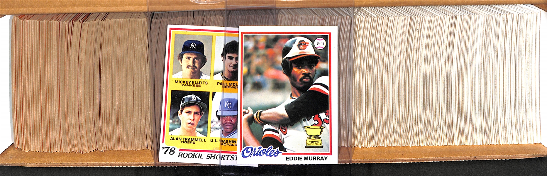  1978 Topps Baseball Complete Set of 726 Cards w. Eddie Murray Rookie & Molitor/Trammel Rookie Card